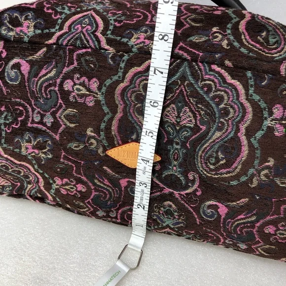 MZ Wallace Lola Bag Large Tapestry Leather Boho - Picture 11 of 15